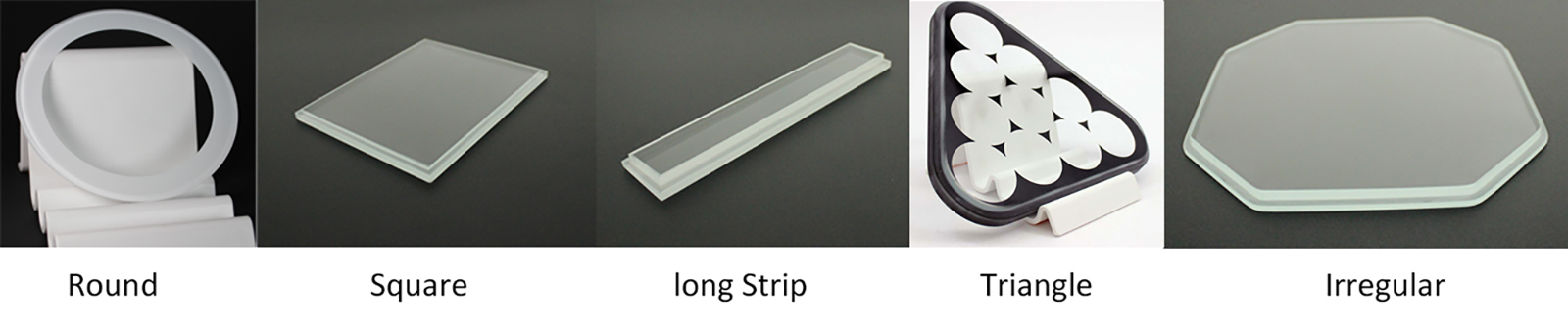 6-shape options-lighting glass